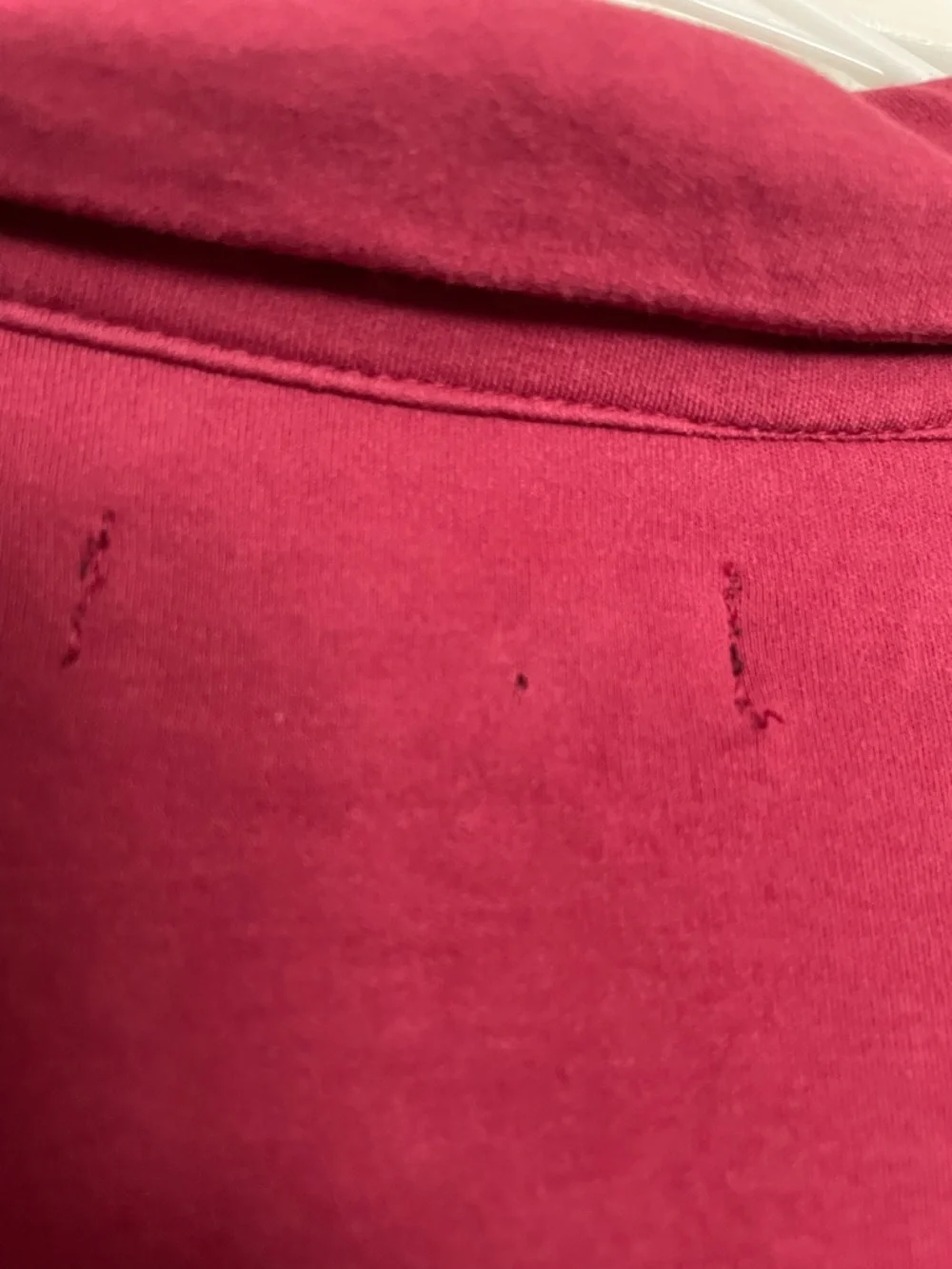 Banana Republic Men's Large Burgundy Short-Sleeve Polo